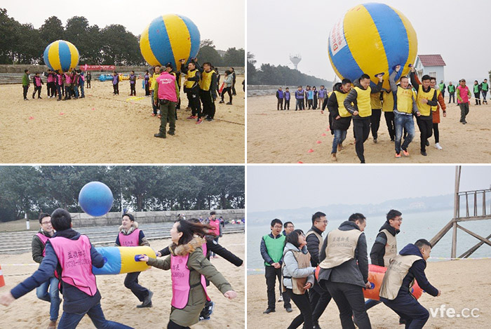 鴻運(yùn)彩球、眾星捧月、瘋狂毛毛蟲和拔河比賽